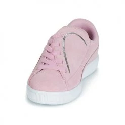Chaussures Fille Baskets basses Puma PS SUEDE CRUSH AC.LILAC Lila -Baskets mode Soldes 10008944 500 C