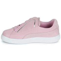 Chaussures Fille Baskets basses Puma PS SUEDE CRUSH AC.LILAC Lila -Baskets mode Soldes 10008944 500 D