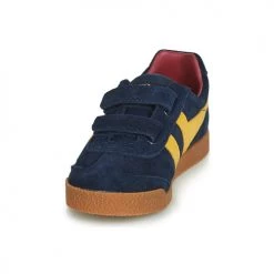 Chaussures Enfant Baskets basses Gola HARRIER VELCRO Bleu -Baskets mode Soldes 11051640 500 C
