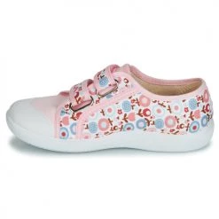 Chaussures Fille Baskets basses Citrouille et Compagnie GLASSIA Rose / Rouge -Baskets mode Soldes 12100751 500 D