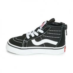Chaussures Enfant Baskets montantes Vans SK8-HI ZIP Noir / Blanc -Baskets mode Soldes 12434191 500 D