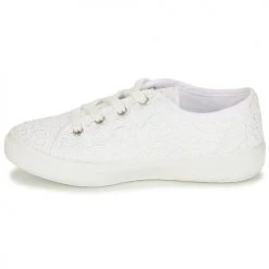 Chaussures Garçon Baskets basses André MARGHERITA Blanc -Baskets mode Soldes 13477618 500 D
