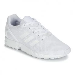 Chaussures Enfant Baskets basses adidas Originals ZX FLUX J Blanc