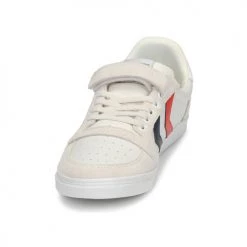 Chaussures Enfant Baskets basses hummel SLIMMER STADIL LEATHER LOW JR Blanc -Baskets mode Soldes 15051847 500 C
