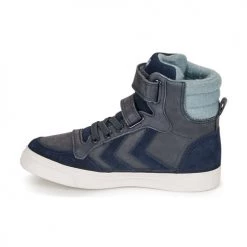 Chaussures Enfant Baskets montantes hummel STADIL WINTER HIGH JR Bleu -Baskets mode Soldes 15051867 500 D