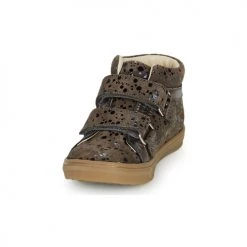 Chaussures Fille Baskets montantes GBB OHANE Taupe -Baskets mode Soldes 15088993 500 C