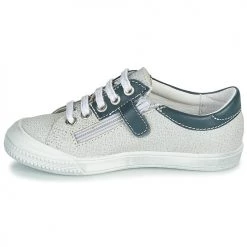 Chaussures Garçon Baskets basses Ramdam KAGOSHIMA Blanc / Bleu -Baskets mode Soldes 15149899 500 D