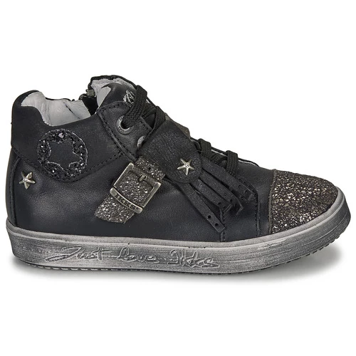 Chaussures Fille Baskets montantes Ikks BRENDA Noir 2 Chaussures Fille Baskets montantes Ikks BRENDA Noir – Image 2