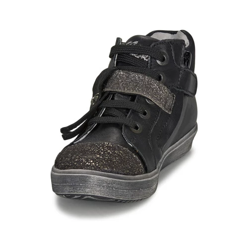 Chaussures Fille Baskets montantes Ikks BRENDA Noir 3 Chaussures Fille Baskets montantes Ikks BRENDA Noir – Image 3