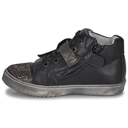 Chaussures Fille Baskets montantes Ikks BRENDA Noir 4 Chaussures Fille Baskets montantes Ikks BRENDA Noir – Image 4