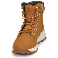 Chaussures Enfant Baskets montantes Timberland BROOKLYN SNEAKER BOOT Marron -Baskets mode Soldes 15220657 500 C