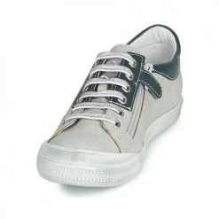 Chaussures Garçon Baskets basses Ramdam KAGOSHIMA Blanc / Bleu -Baskets mode Soldes 15330878 500 C