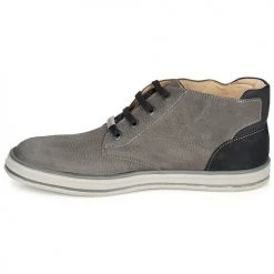 Chaussures Garçon Baskets montantes Ikks MARK Gris -Baskets mode Soldes 15331036 500 D