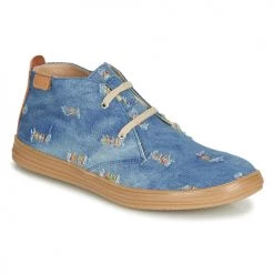 Chaussures Fille Baskets montantes Achile ANDREA Bleu