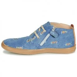 Chaussures Fille Baskets montantes Achile ANDREA Bleu -Baskets mode Soldes 15331106 500 D
