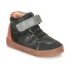 Chaussures Garçon Baskets montantes Babybotte KEN Noir / Orange
