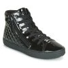 Chaussures Fille Baskets montantes Geox J KALISPERA GIRL Noir
