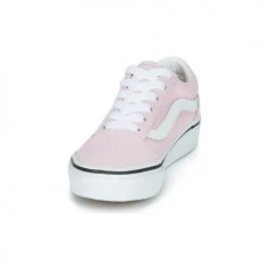 Chaussures Fille Baskets basses Vans UY OLD SKOOL Rose -Baskets mode Soldes 15487642 500 C