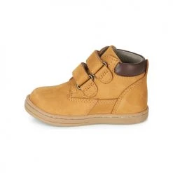 Chaussures Garçon Baskets montantes Kickers TACKEASY Camel / Marron -Baskets mode Soldes 15500746 500 D