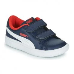 Chaussures Garçon Baskets basses Puma SMASH Marine