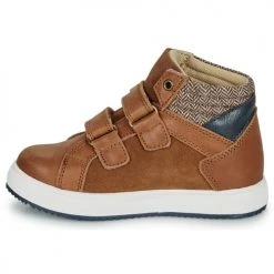 Chaussures Garçon Baskets montantes André TIMOTHE Marron -Baskets mode Soldes 15872091 500 D