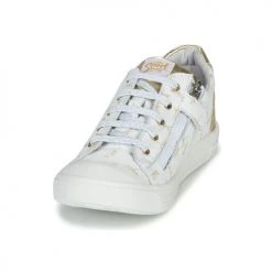 Chaussures Fille Baskets basses GBB MATIA Blanc / doré -Baskets mode Soldes 15995243 500 C