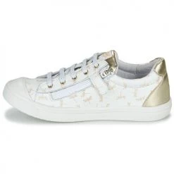 Chaussures Fille Baskets basses GBB MATIA Blanc / doré -Baskets mode Soldes 15995243 500 D