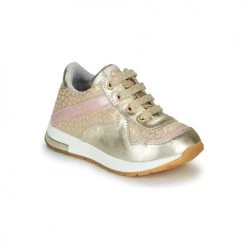 Chaussures Fille Baskets basses GBB LELIA Beige / Doré