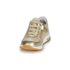 Chaussures Fille Baskets basses GBB LELIA Beige / Doré -Baskets mode Soldes 15995350 500 C