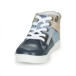Chaussures Garçon Baskets montantes GBB AMOS Bleu / Gris -Baskets mode Soldes 15997554 500 C