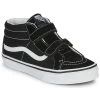 Chaussures Enfant Baskets montantes Vans SK8-MID REISSUE V Noir / Blanc