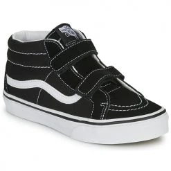 Chaussures Enfant Baskets montantes Vans SK8-MID REISSUE V Noir / Blanc