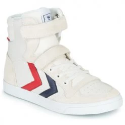 Chaussures Enfant Baskets montantes hummel SLIMMER STADIL LEATHER HIGH JR Blanc