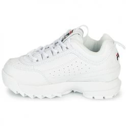 Chaussures Enfant Baskets basses Fila DISRUPTOR INFANTS Blanc -Baskets mode Soldes 16534103 500 D