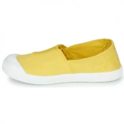 Chaussures Fille Baskets basses Victoria CAMPING TINTADO Jaune -Baskets mode Soldes 16612931 500 D