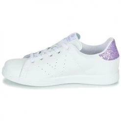 Chaussures Fille Baskets basses Victoria TENIS PIEL G Blanc -Baskets mode Soldes 16612933 500 D
