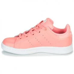 Chaussures Fille Baskets basses adidas Originals STAN SMITH C Rose -Baskets mode Soldes 16626290 500 D