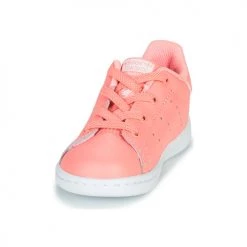 Chaussures Fille Baskets basses adidas Originals STAN SMITH EL I Rose -Baskets mode Soldes 16626295 500 C