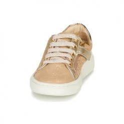 Chaussures Fille Baskets basses Shoo Pom FLASH ZIP LACE Beige -Baskets mode Soldes 16664450 500 C