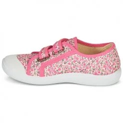 Chaussures Fille Baskets basses Citrouille et Compagnie GLASSIA Rose / Multicolore -Baskets mode Soldes 16698245 500 D