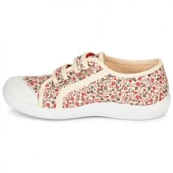 Chaussures Fille Baskets basses Citrouille et Compagnie GLASSIA Ecru / Multicolore -Baskets mode Soldes 16698247 500 D