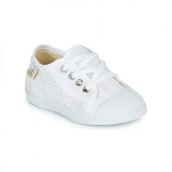 Chaussures Fille Baskets basses Citrouille et Compagnie MALIKA Blanc