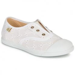Chaussures Fille Baskets basses Citrouille et Compagnie RIVIALELLE Blanc