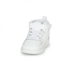 Chaussures Enfant Baskets basses Nike COURT BOROUGH MID 2 TD Blanc -Baskets mode Soldes 16774319 500 C