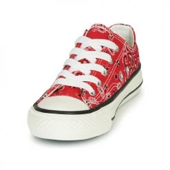 Chaussures Garçon Baskets basses André VOILY Rouge -Baskets mode Soldes 16826485 500 C