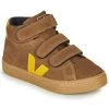 Chaussures Enfant Baskets montantes Veja SMALL-ESPLAR-MID Marron / Jaune
