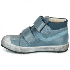 Chaussures Garçon Baskets montantes GBB OMALLO Bleu -Baskets mode Soldes 17216315 500 D