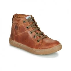 Chaussures Garçon Baskets montantes GBB KELIG Marron