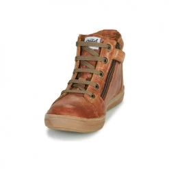 Chaussures Garçon Baskets montantes GBB KELIG Marron -Baskets mode Soldes 17216580 500 C