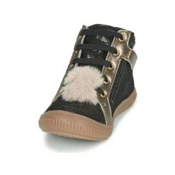 Chaussures Fille Baskets montantes GBB ISAURE Noir -Baskets mode Soldes 17329759 500 C